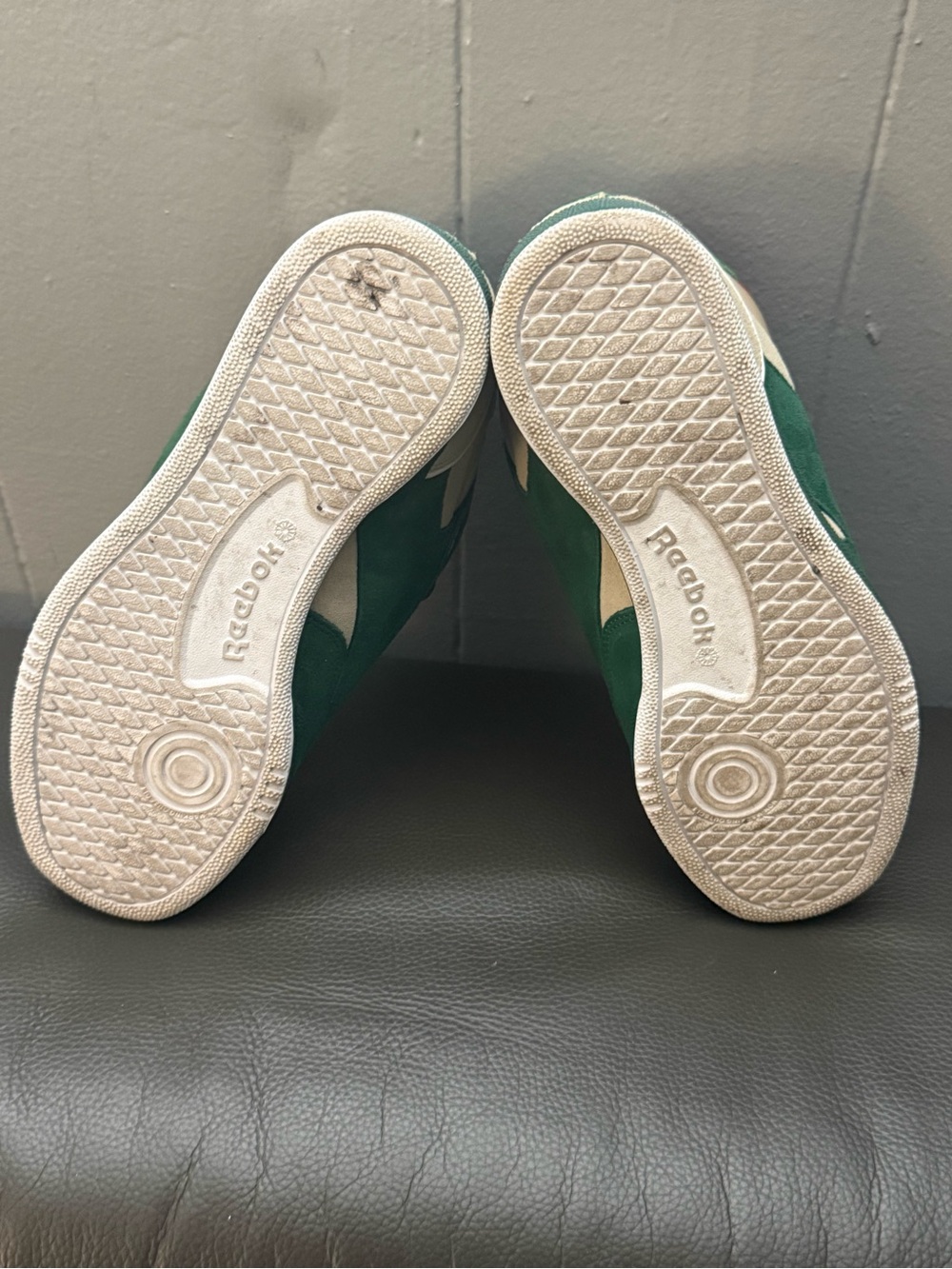 Reebok Classic Low Sneakers - Green, Red, Cream - Picture 6 of 7